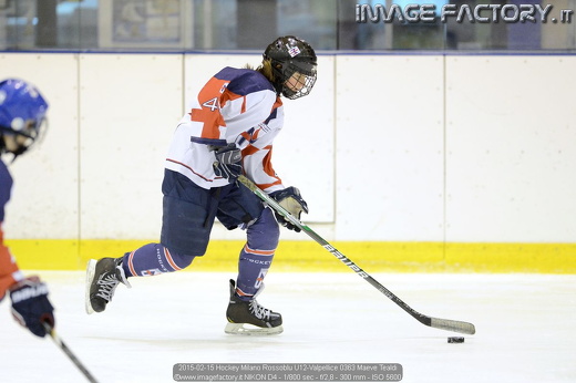 2015-02-15 Hockey Milano Rossoblu U12-Valpellice 0363 Maeve Tealdi